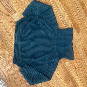 stitched turtle neck sweater